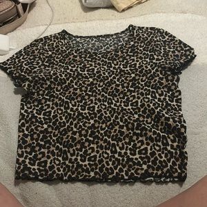 Cheetah baby tee